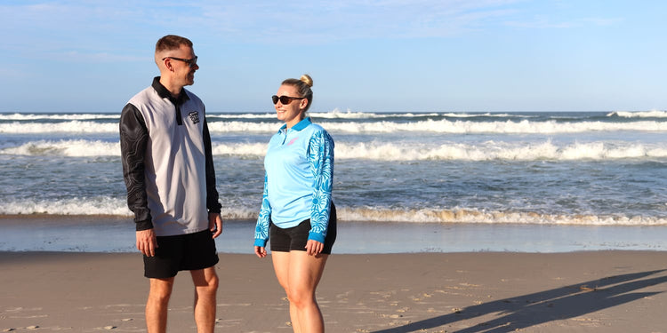 men and women's sun shirt