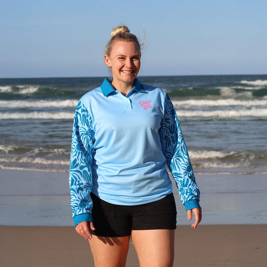 Summer Blue Sun Shirt